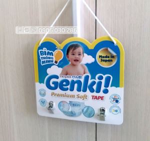 Hanger bỉm Genki Premium soft tape