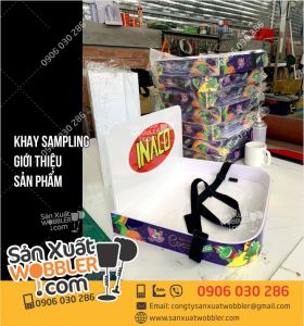 Khay sampling quảng cáo sản phẩm INACO